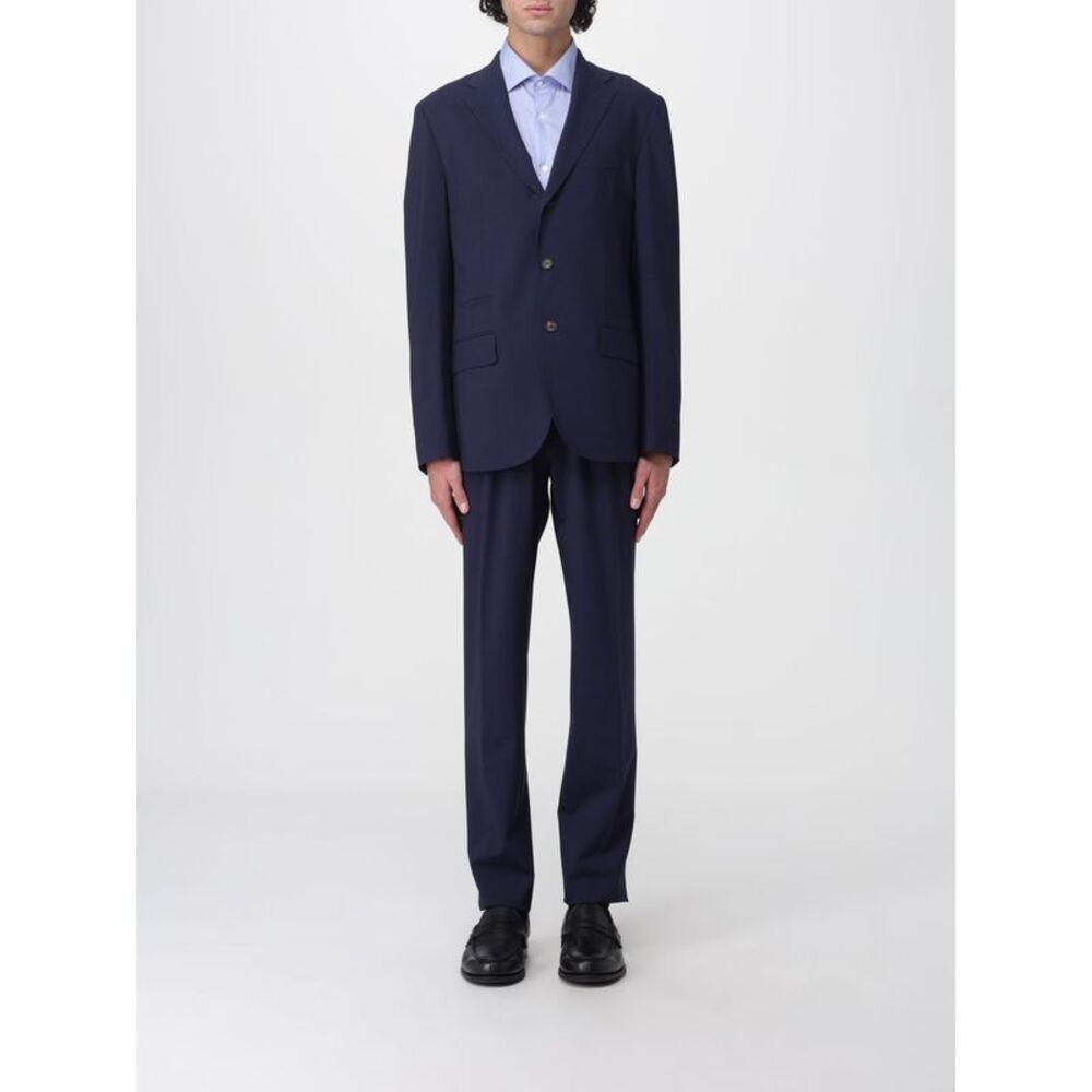 Eleventy Suit Men Blue